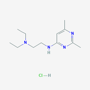 N'-(2,6-dimethyl-4-pyrimidinyl)-N,N-diethyl-1,2-ethanediamine hydrochloride