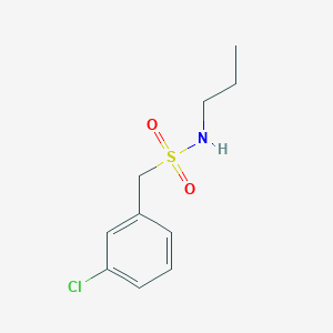 1-(3-chlorophenyl)-N-propylmethanesulfonamide