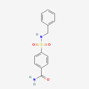 4-[(benzylamino)sulfonyl]benzamide