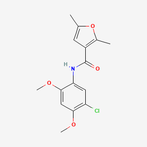 N-(5-chloro-2,4-dimethoxyphenyl)-2,5-dimethyl-3-furamide