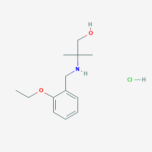 molecular formula C13H22ClNO2 B4871030 2-[(2-ethoxybenzyl)amino]-2-methyl-1-propanol hydrochloride 