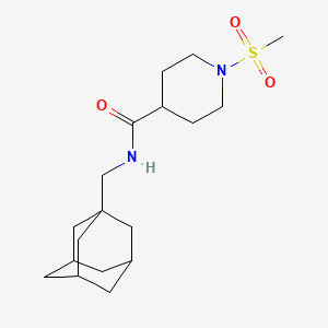 N~4~-(1-ADAMANTYLMETHYL)-1-(METHYLSULFONYL)-4-PIPERIDINECARBOXAMIDE