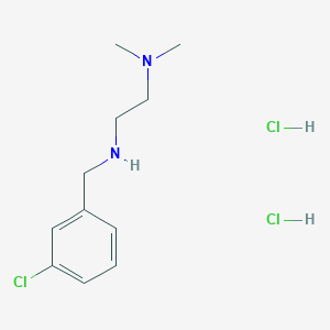 N-[(3-chlorophenyl)methyl]-N',N'-dimethylethane-1,2-diamine;dihydrochloride