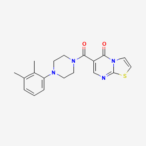 6-{[4-(2,3-dimethylphenyl)-1-piperazinyl]carbonyl}-5H-[1,3]thiazolo[3,2-a]pyrimidin-5-one