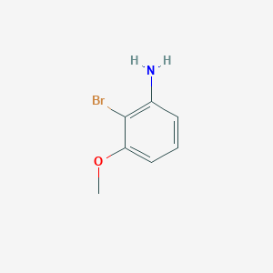 molecular formula C7H8BrNO B048712 2-Bromo-3-methoxyaniline CAS No. 112970-44-2