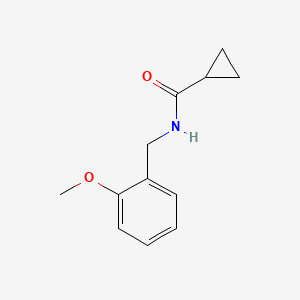 N-[(2-methoxyphenyl)methyl]cyclopropanecarboxamide