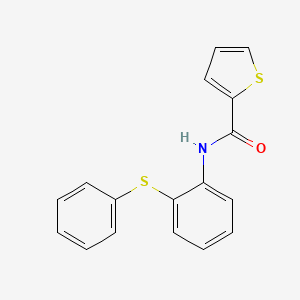 N-[2-(phenylthio)phenyl]-2-thiophenecarboxamide