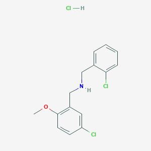 N-(2-chlorobenzyl)-1-(5-chloro-2-methoxyphenyl)methanamine hydrochloride