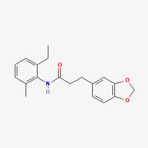 3-(1,3-benzodioxol-5-yl)-N-(2-ethyl-6-methylphenyl)propanamide