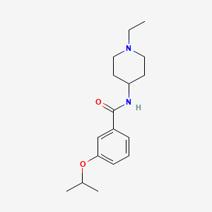 N-(1-ethyl-4-piperidinyl)-3-isopropoxybenzamide