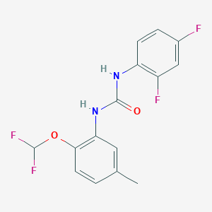 N-[2-(difluoromethoxy)-5-methylphenyl]-N'-(2,4-difluorophenyl)urea