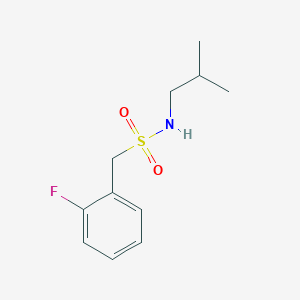 1-(2-fluorophenyl)-N-(2-methylpropyl)methanesulfonamide