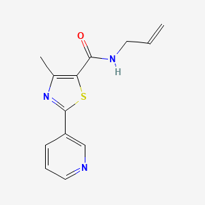 N-allyl-4-methyl-2-(3-pyridinyl)-1,3-thiazole-5-carboxamide