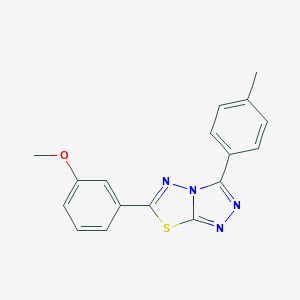 6-(3-Methoxyphenyl)-3-(4-methylphenyl)[1,2,4]triazolo[3,4-b][1,3,4]thiadiazole