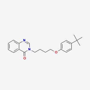 3-[4-(4-tert-butylphenoxy)butyl]-4(3H)-quinazolinone