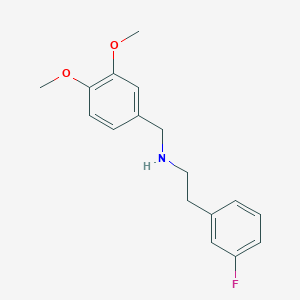 (3,4-dimethoxybenzyl)[2-(3-fluorophenyl)ethyl]amine