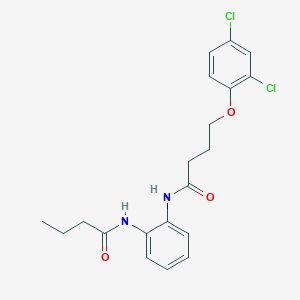 N-[2-(butyrylamino)phenyl]-4-(2,4-dichlorophenoxy)butanamide