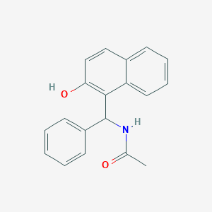 N-[(2-hydroxy-1-naphthyl)(phenyl)methyl]acetamide