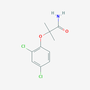 molecular formula C10H11Cl2NO2 B4872089 2-(2,4-dichlorophenoxy)-2-methylpropanamide 