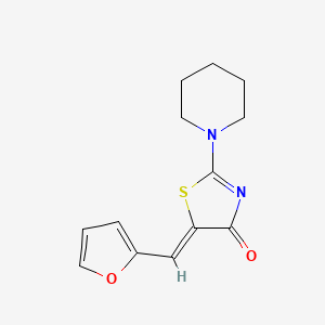 5-(2-furylmethylene)-2-(1-piperidinyl)-1,3-thiazol-4(5H)-one