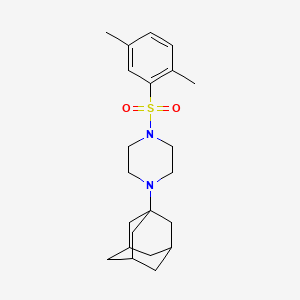 1-(1-adamantyl)-4-[(2,5-dimethylphenyl)sulfonyl]piperazine