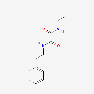 N-allyl-N'-(2-phenylethyl)ethanediamide