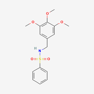 N-(3,4,5-trimethoxybenzyl)benzenesulfonamide