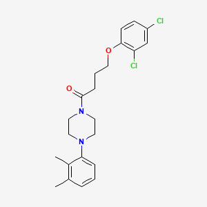 4-(2,4-Dichlorophenoxy)-1-[4-(2,3-dimethylphenyl)piperazin-1-yl]butan-1-one