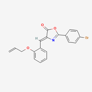 4-[2-(allyloxy)benzylidene]-2-(4-bromophenyl)-1,3-oxazol-5(4H)-one