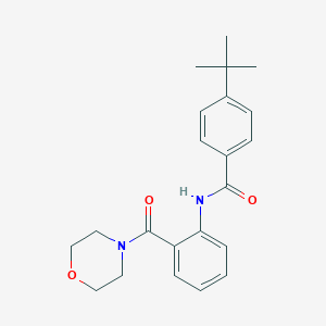 4-tert-butyl-N-[2-(4-morpholinylcarbonyl)phenyl]benzamide