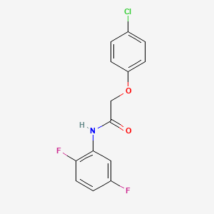 2-(4-chlorophenoxy)-N-(2,5-difluorophenyl)acetamide