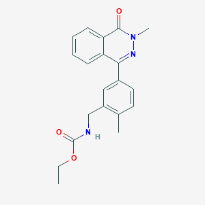 ethyl [2-methyl-5-(3-methyl-4-oxo-3,4-dihydro-1-phthalazinyl)benzyl]carbamate