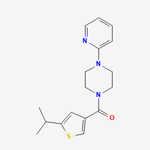 1-[(5-isopropyl-3-thienyl)carbonyl]-4-(2-pyridinyl)piperazine