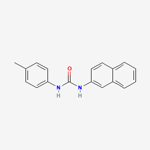 molecular formula C18H16N2O B4872549 N-(4-methylphenyl)-N'-2-naphthylurea 