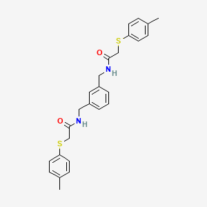 N,N'-[1,3-phenylenebis(methylene)]bis{2-[(4-methylphenyl)thio]acetamide}