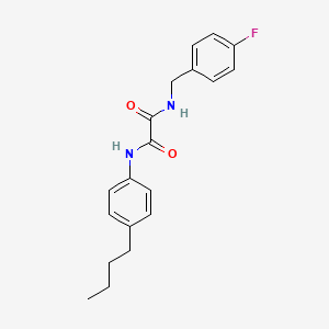 molecular formula C19H21FN2O2 B4872566 N-(4-butylphenyl)-N'-(4-fluorobenzyl)ethanediamide 