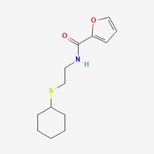 N-[2-(cyclohexylthio)ethyl]-2-furamide