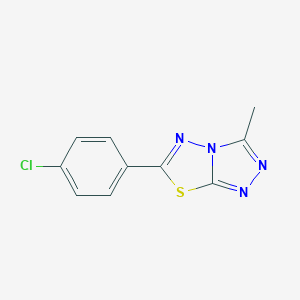 6-(4-Chloro-phenyl)-3-methyl-[1,2,4]triazolo[3,4-b][1,3,4]thiadiazole