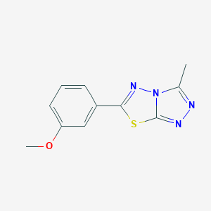 6-(3-Methoxyphenyl)-3-methyl[1,2,4]triazolo[3,4-b][1,3,4]thiadiazole