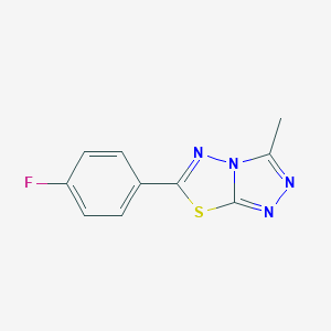 6-(4-Fluorophenyl)-3-methyl[1,2,4]triazolo[3,4-b][1,3,4]thiadiazole