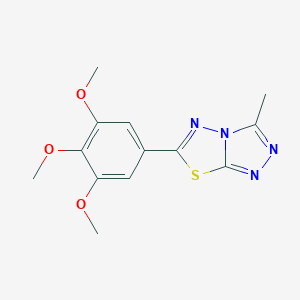 3-Methyl-6-(3,4,5-trimethoxyphenyl)[1,2,4]triazolo[3,4-b][1,3,4]thiadiazole