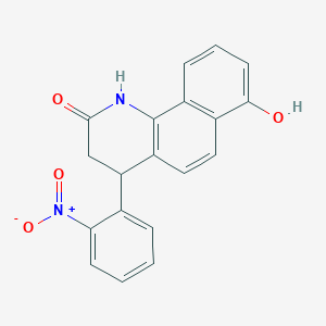 7-hydroxy-4-(2-nitrophenyl)-3,4-dihydrobenzo[h]quinolin-2(1H)-one