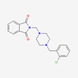 2-{[4-(2-chlorobenzyl)-1-piperazinyl]methyl}-1H-isoindole-1,3(2H)-dione