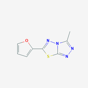 6-(2-Furyl)-3-methyl[1,2,4]triazolo[3,4-b][1,3,4]thiadiazole