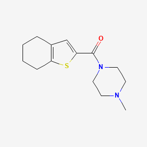 1-methyl-4-(4,5,6,7-tetrahydro-1-benzothien-2-ylcarbonyl)piperazine