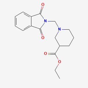 ethyl 1-[(1,3-dioxo-1,3-dihydro-2H-isoindol-2-yl)methyl]-3-piperidinecarboxylate