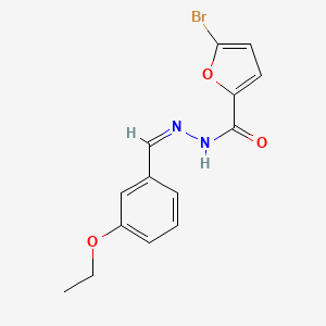 5-bromo-N'-(3-ethoxybenzylidene)-2-furohydrazide