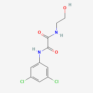 molecular formula C10H10Cl2N2O3 B4873067 N'-(3,5-dichlorophenyl)-N-(2-hydroxyethyl)oxamide 