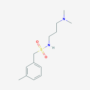 N-[3-(dimethylamino)propyl]-1-(3-methylphenyl)methanesulfonamide