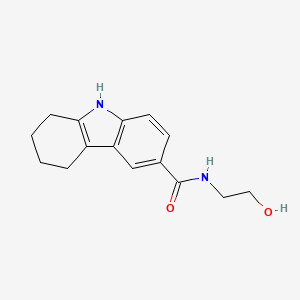 molecular formula C15H18N2O2 B4873308 N-(2-hydroxyethyl)-2,3,4,9-tetrahydro-1H-carbazole-6-carboxamide 